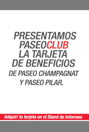 Presentamos PASEOCLUB la tarjeta d ebeneficios de paseo Champagnat y Paseo Pilar